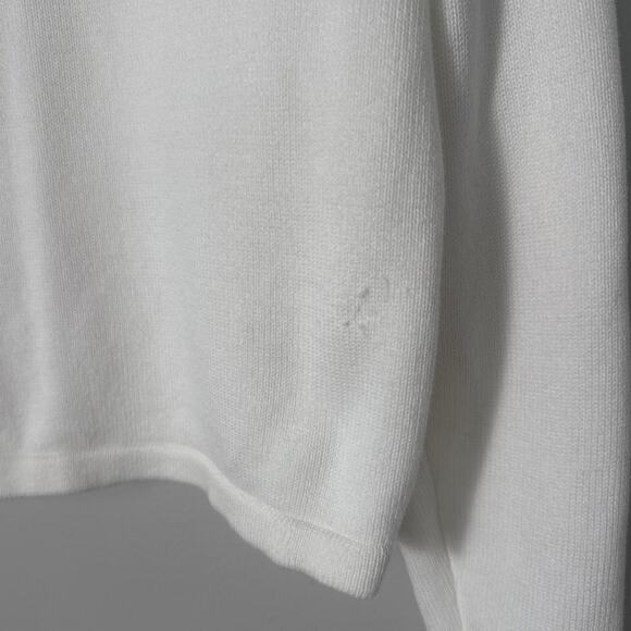 NWT J. Crew Cotton Cardigan Sweater Lady Jacket Ivory CG824 Size M - Picture 11 of 11